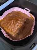 Budín Harina de almendras, algarroba, pasas de uvas