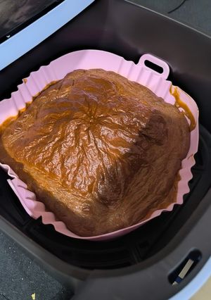 Una foto de Budín Harina de almendras, algarroba, pasas de uvas