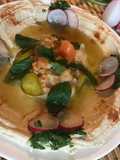 Hummus with Tahini (Mutabbal Hummus)