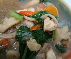 Resep Terbaik Tumis ayam jamur pokcoy Enak Sederhana
