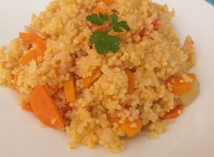 O poză a rețetei Pilaf de Mei cu legume.