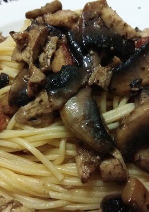 Φωτογραφία της συνταγής Μακαρόνια με κοτόπουλο που περίσσεψε!