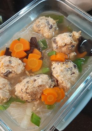 Foto resep Sup Bakso Lohoa Tanpa Tepung