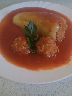 Töltött paprika recept fotója