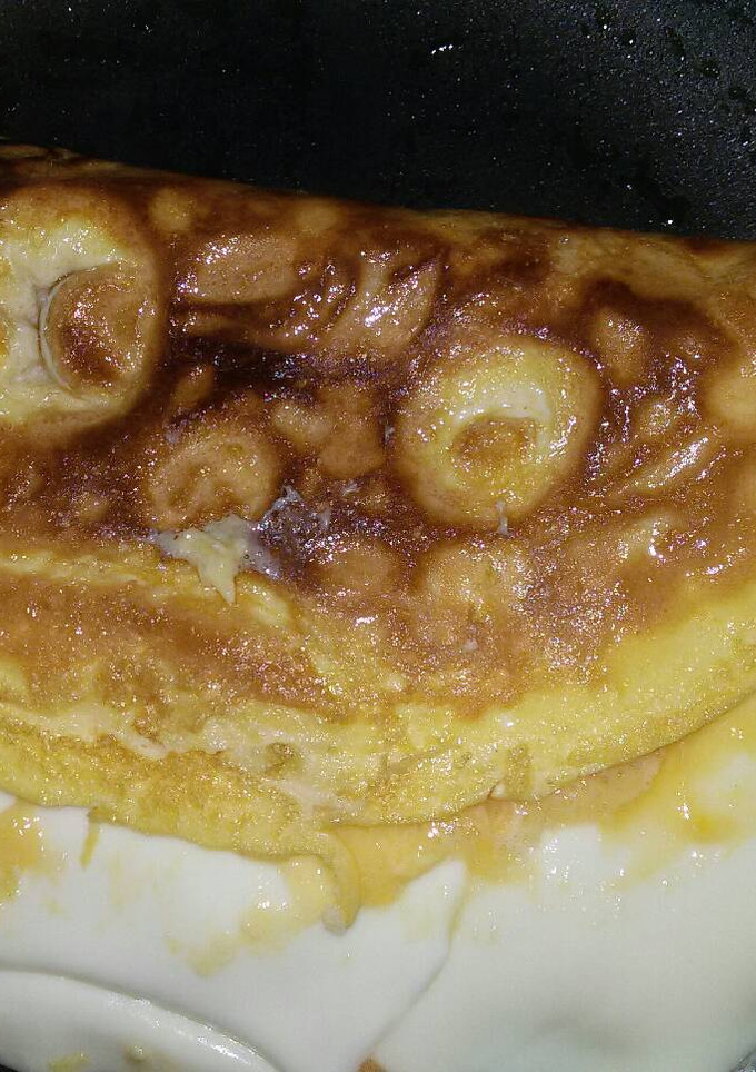 Una foto de Tortilla francesa con tranchetes