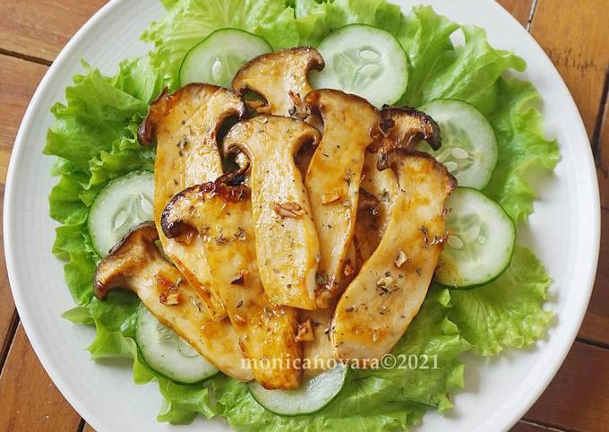 Cara Memasak BBQ Mushroom Salad Murah