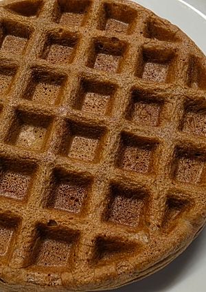 Una foto de Waffles de Cacao Sin Harina ni Azúcar (Aptos Celíacos)