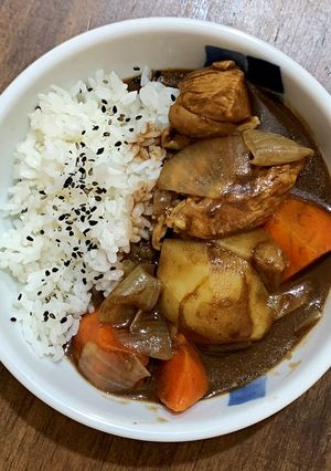 一人食料理！快速上桌咖哩雞 的食譜成品照片