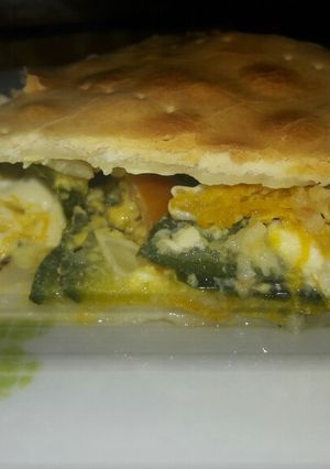Una foto de Tarta de zapallitos