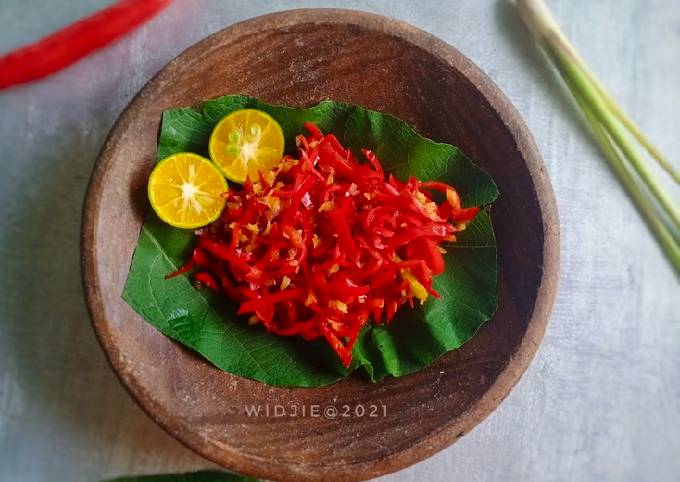 Resep Sambal Jamblang Cirebon Oleh Widjie Astuti Cookpad