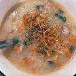 Cháo nhuyễn xèo thịt bò