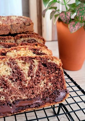 Une photo de ※ Gâteau marbré ※