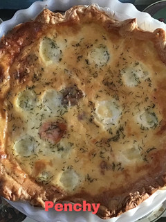 Foto principal de Quiche de mozzarella, atún y salmón ahumado