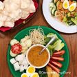Gado Gado (Indonesian Salad with Peanut Dressings)