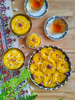 عکسی از دستور حلوا کاسه شیرازی