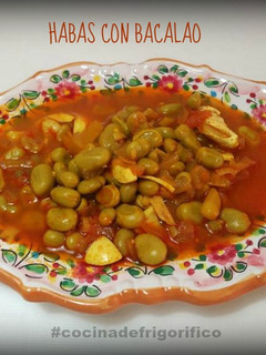 Una foto de Habas con bacalao