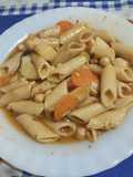 Fideos con estofado Veggie
