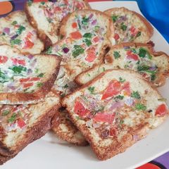 A picture of EGG BREAD TOAST#15miniutesorlesscookingcontest.