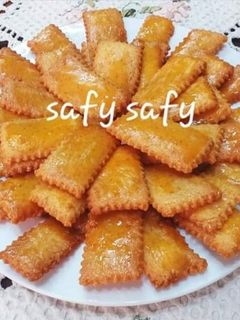 صورة لوصفة بسكوتات معسلة بالسميد