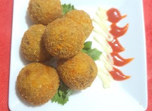 Foto resep Bola nasi simpel (arancini) ala fe