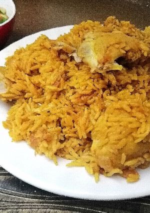 صورة لوصفة كبسة دجاج سريعة