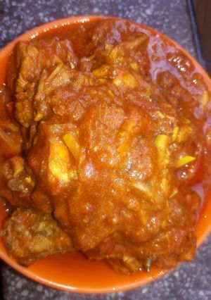 A picture of Chicken rangila.