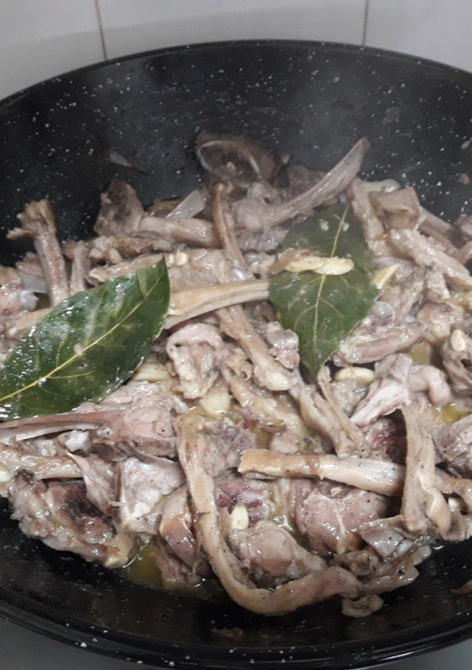 Una foto de Cabrito al ajillo !