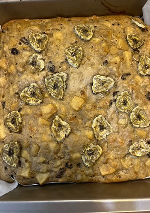 Foto resep Banana Apple Cake Gluten Free (takaran sendok)