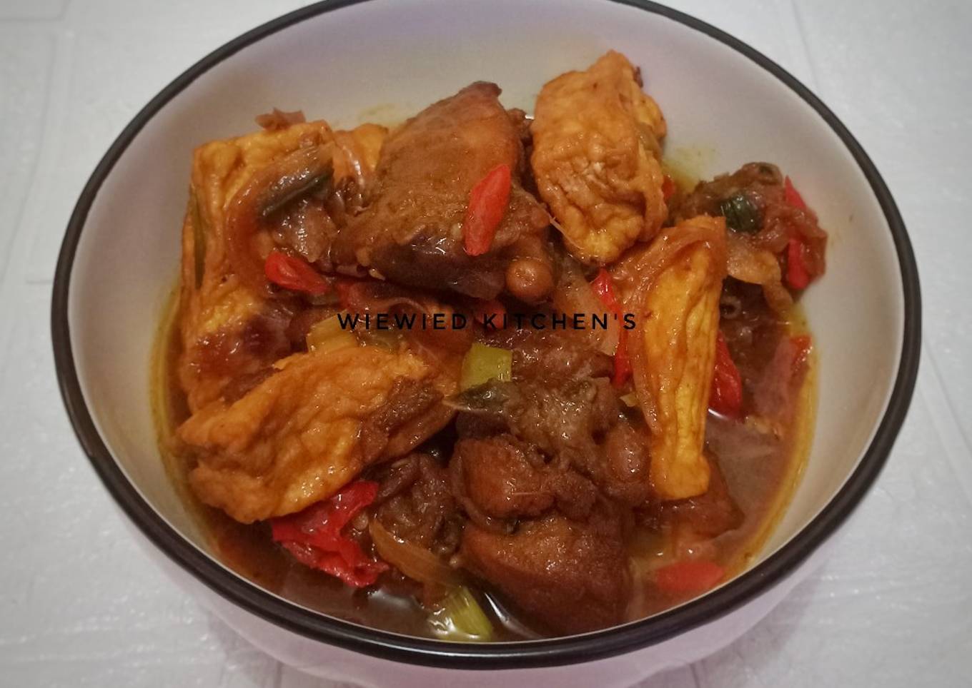 Ayam Tahu Kecap Simple