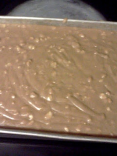 A picture of peanut butter fudge.