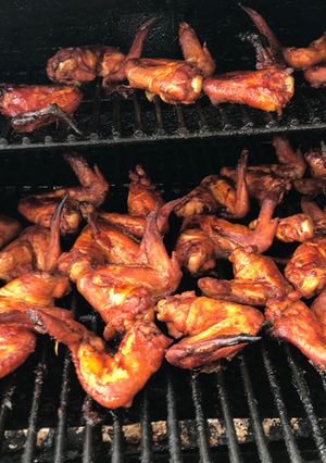 A picture of Bbq whole Wings.
