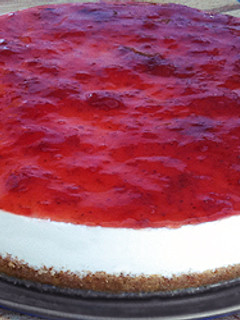 Una foto de Tarta de queso fría