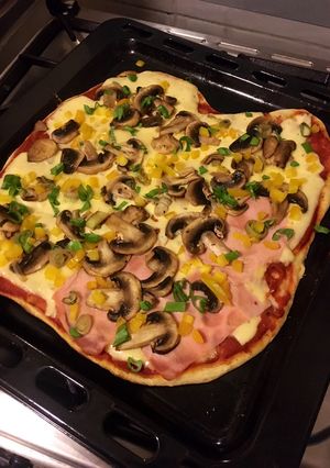 Una foto de Masa de pizza sin levadura