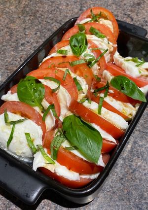 Mozzarella caprese recept fotója