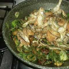 รูปของ Balado hijau jengkol &ikan asin
