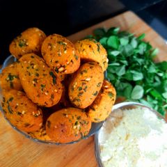 A picture of Besan Methi Crispy Muthiya.