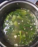 Canh cải thìa thịt bằm