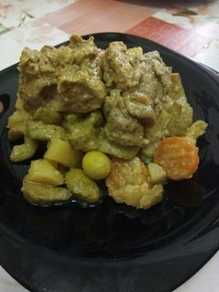 صورة لوصفة دجاج وخضار