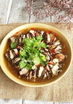 Foto resep Steam Daging bungkus terong