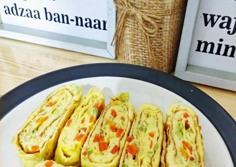 Gyeran Mari (Telur dadar Korea)