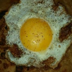 Half fry egg A picture of Half fry egg.