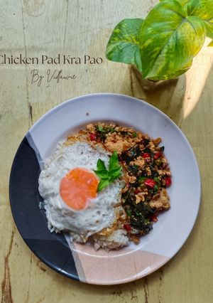 Foto resep Chicken Pad Kra Pao / Pad Kra Pao Gai 🇹🇭