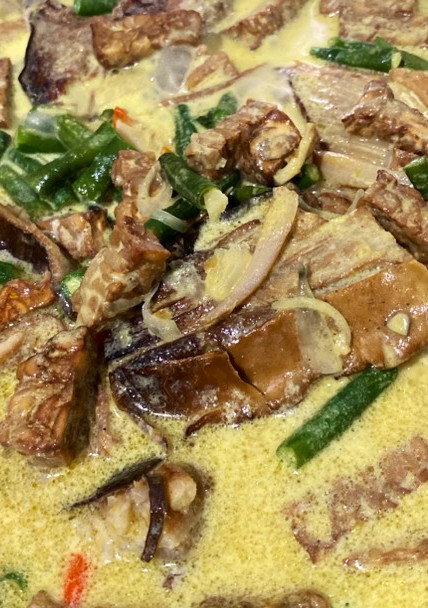 Foto resep Mangut Pari Asap Kacang Panjang