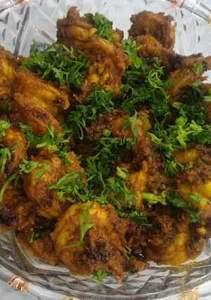 A picture of Prawns tawa fry.