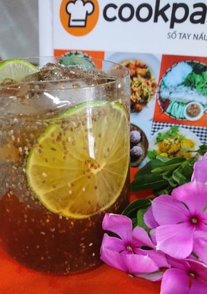 Hình của món Trà chanh hạt chia.