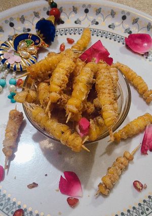 A picture of Masala-Fried sweet corn.