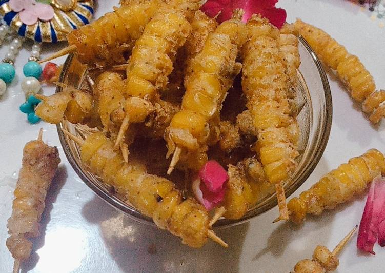 Masala-Fried sweet corn