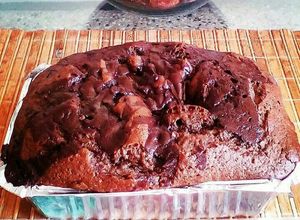 Una foto de Torta tipo brownie