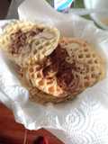 Waffles con un poco de canela
