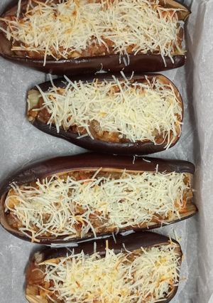 Una foto de Berenjenas rellenas de bonito